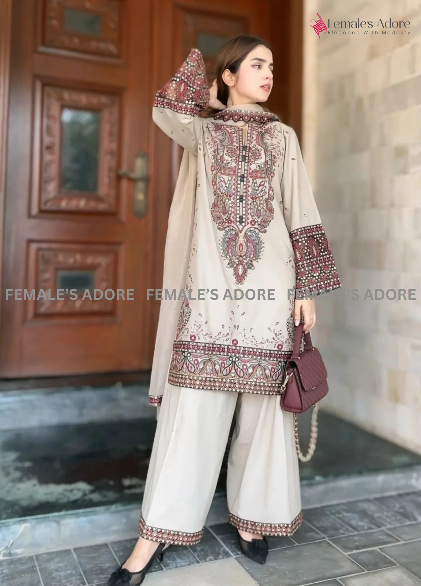 PAKISTANI INSPIRED DESIGN NOOR-E-LIBAAS - Image 3
