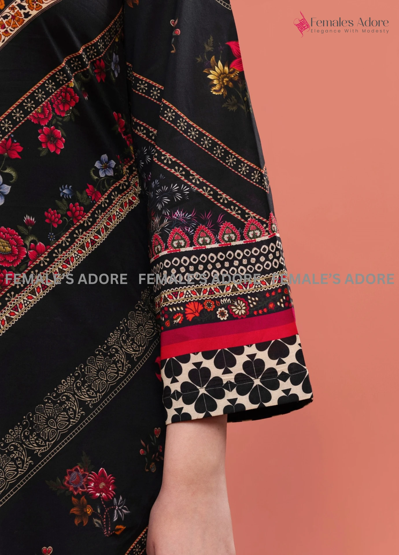 PAKISTANI INSPIRED DEISGN - NAZMINE BLACK