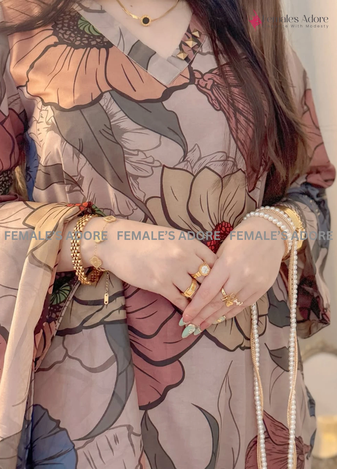 PAKISTANI INSPIRED PRINTED DESIGN - ZAHRA 001 - Image 5