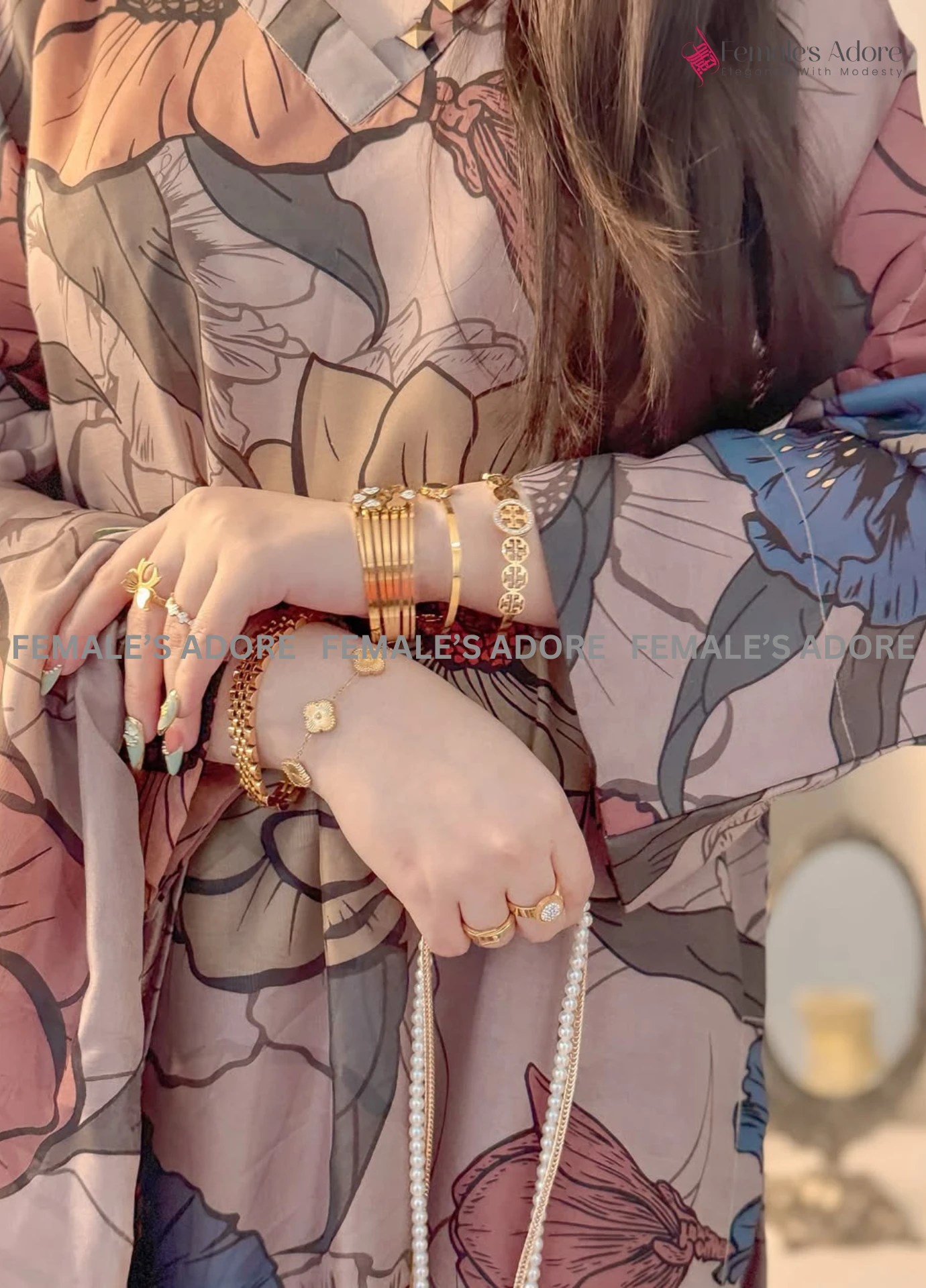 PAKISTANI INSPIRED PRINTED DESIGN - ZAHRA 001 - Image 8
