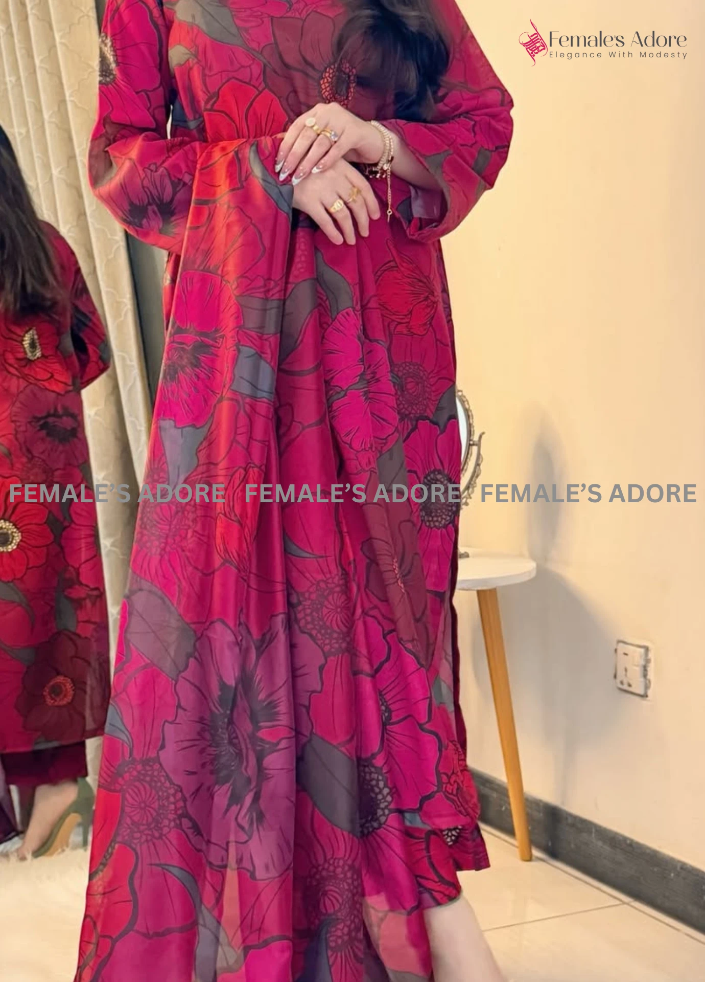 PAKISTANI INSPIRED PRINTED DESIGN ZAHRA - 002 - Image 4