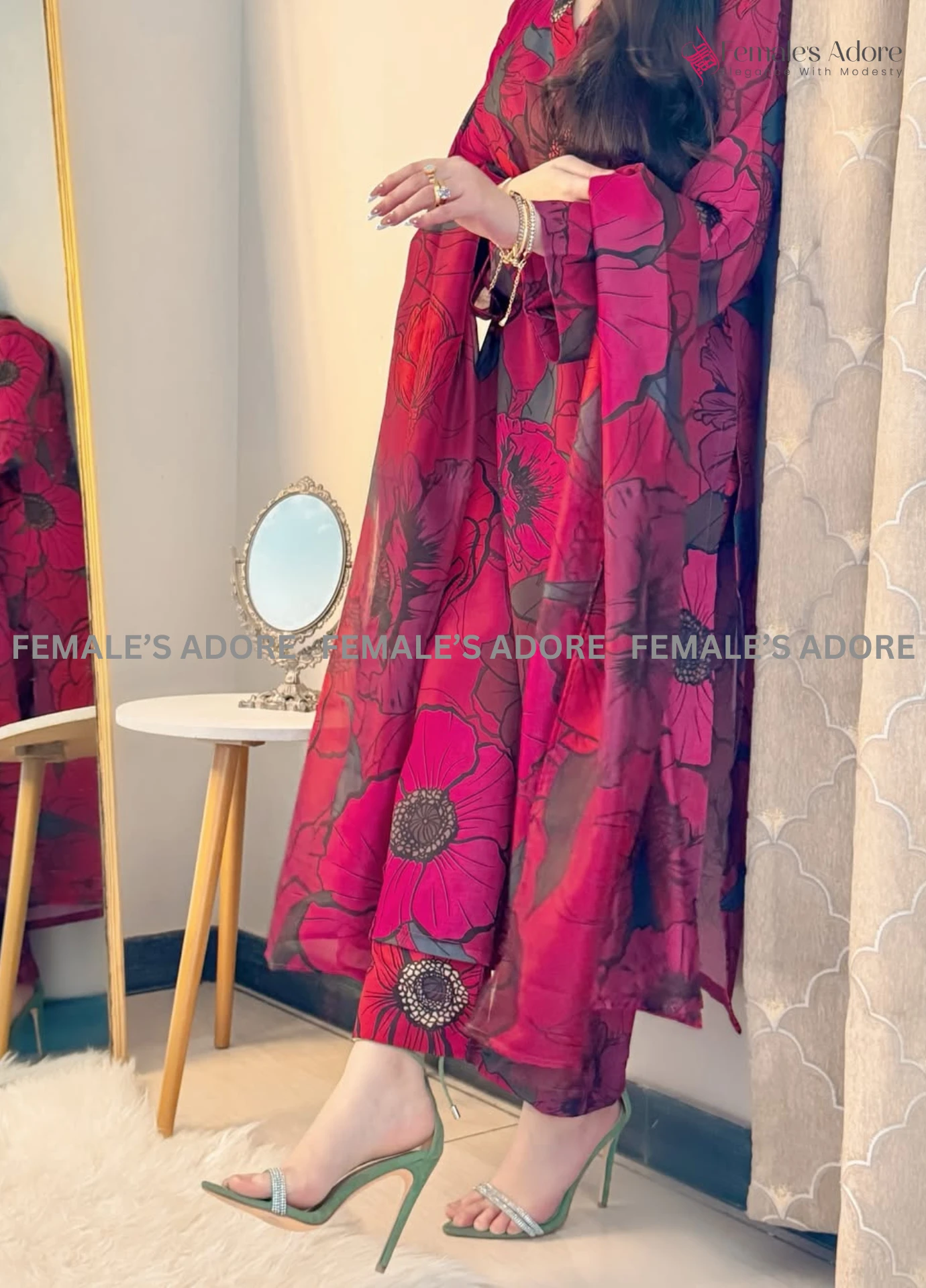 PAKISTANI INSPIRED PRINTED DESIGN ZAHRA - 002 - Image 6