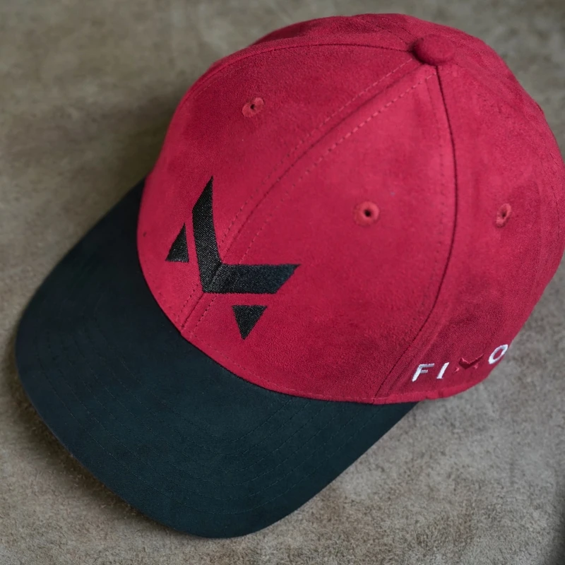 Red Suede Cap - Image 3