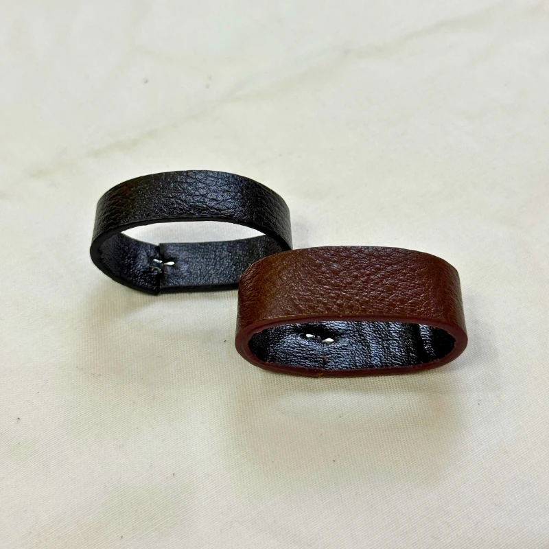 2 IN 1 - DualTone Leather Belt - Black & Chocolate - Image 7