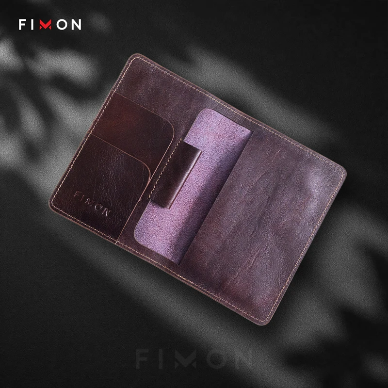 Fimon Passport Holder - Chocolate