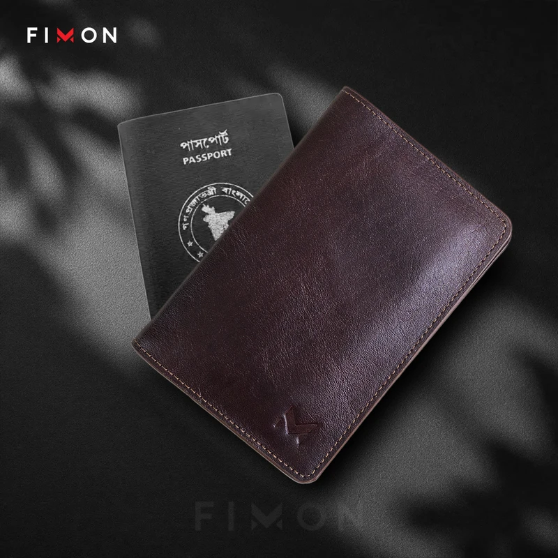 Fimon Passport Holder - Chocolate