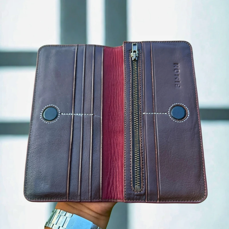PrimeLine Long Wallet - Chocolate