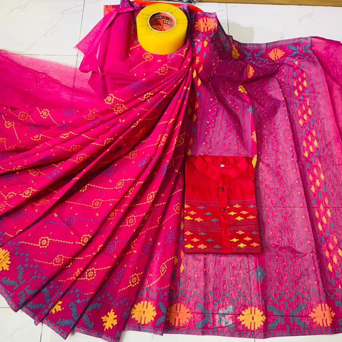 Couple set, Saree and Panjabi