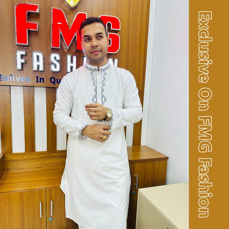 White New Panjabi