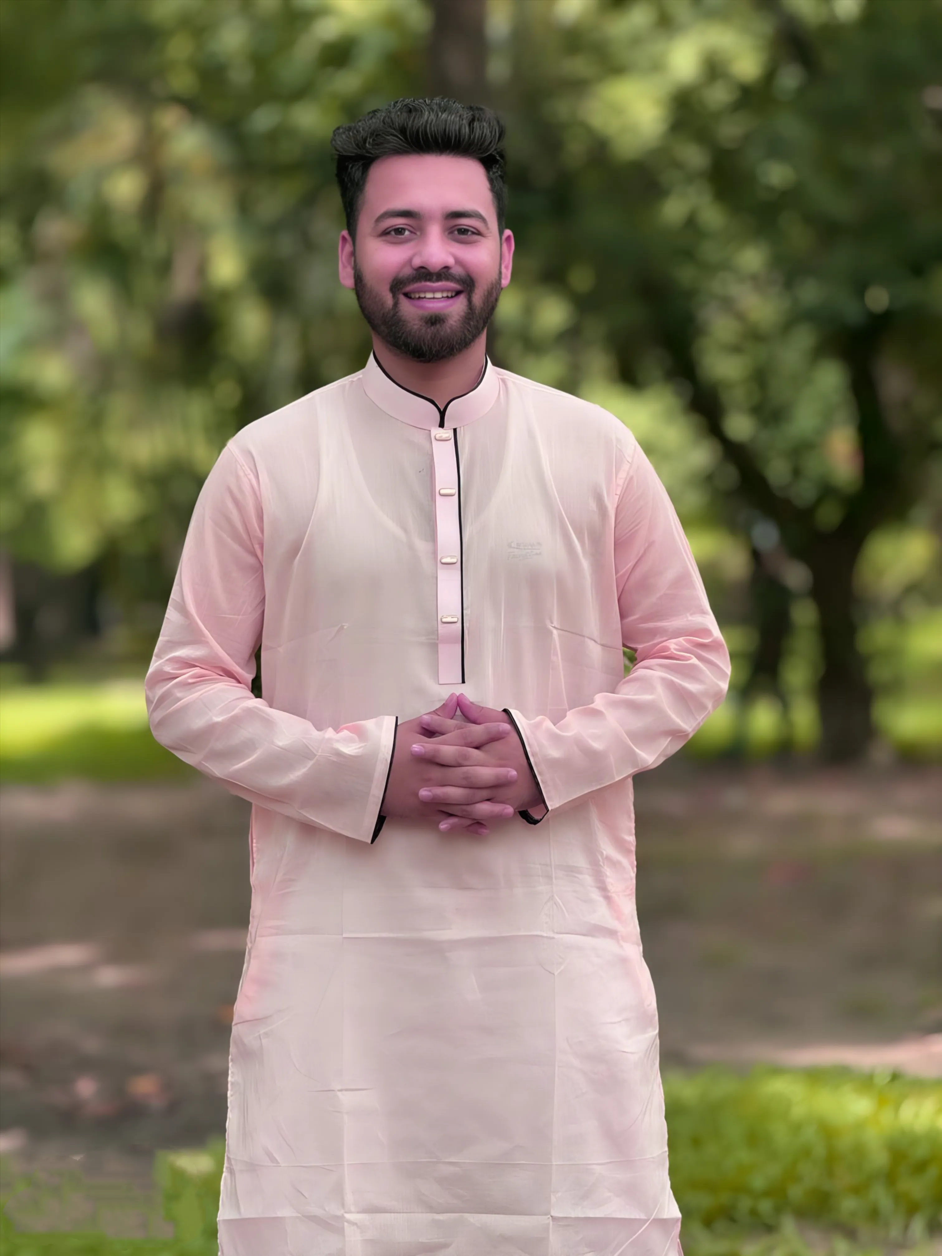 kalo paipin dhoti-misty colour