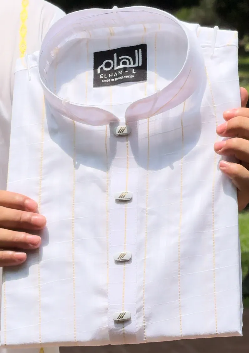 100% cotton white@shortroll gold
