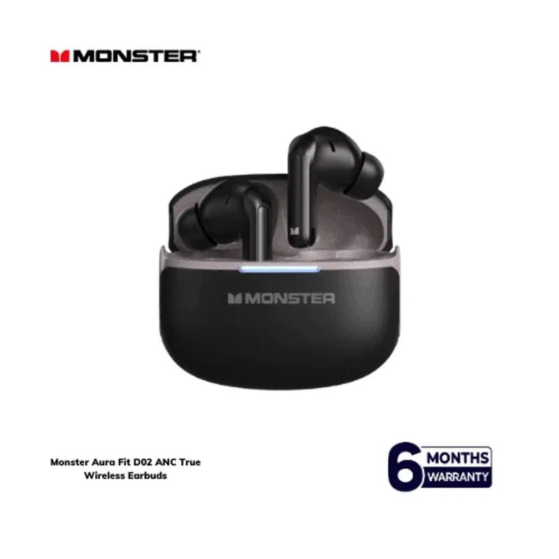 MONSTER AURA FIT D02 ANC True Wireless Earbuds