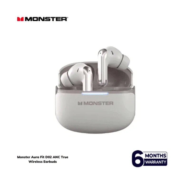 MONSTER AURA FIT D02 ANC True Wireless Earbuds