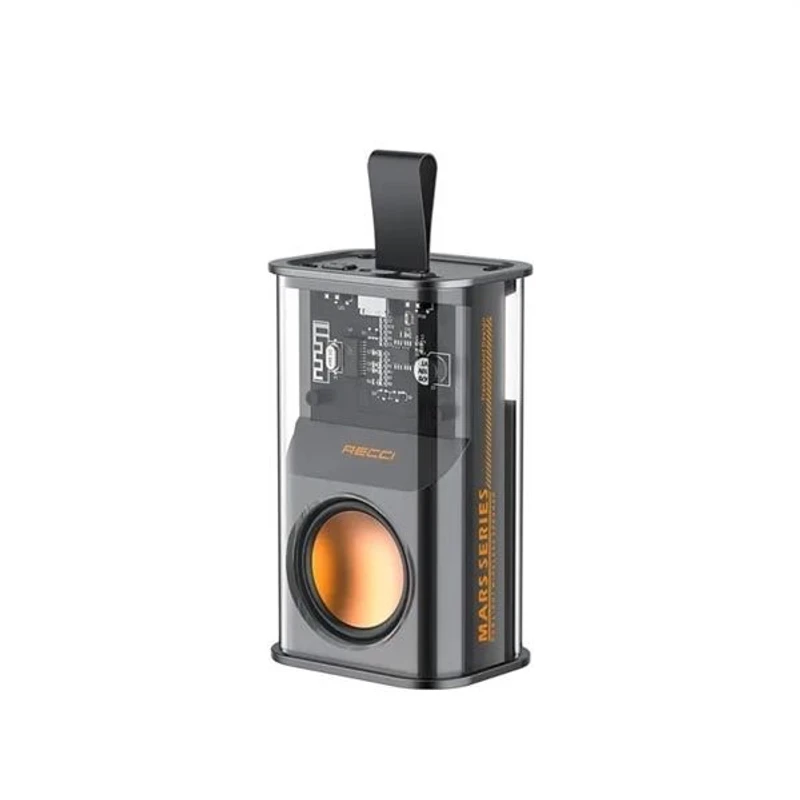 RECCI RSK-W30 Transparent Bluetooth Speaker with RGB Light