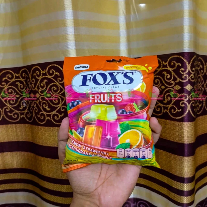 Fox's Crystal Clear Fruits Candy 90g Pack