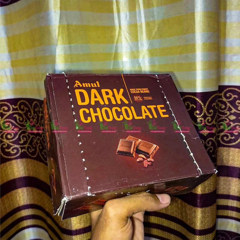 Amul dark chocolate 35g full box