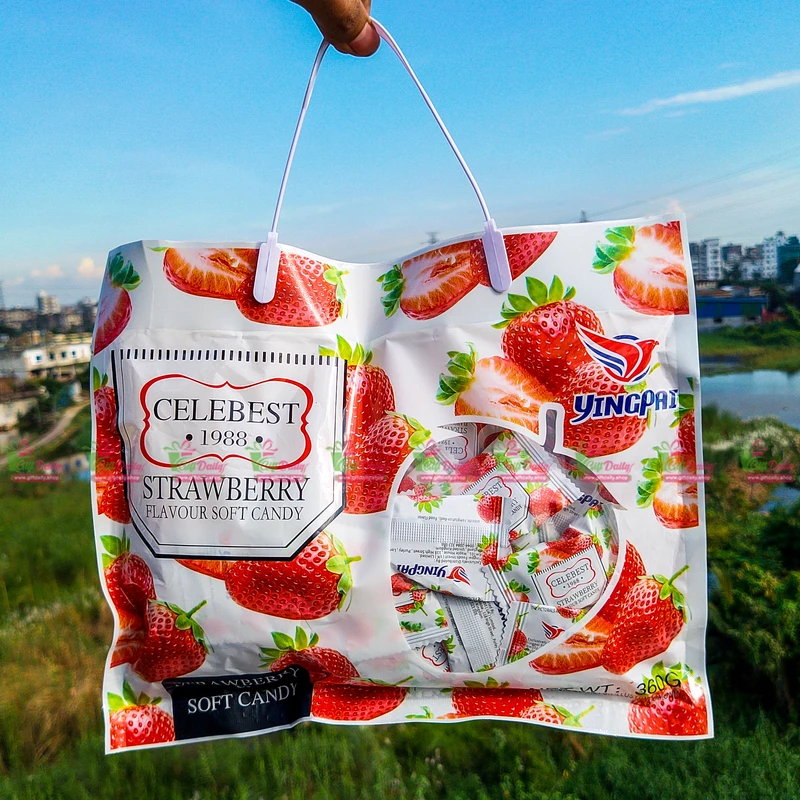 Yingpai Celebest Strawberry Flavoured Soft Candy 360g