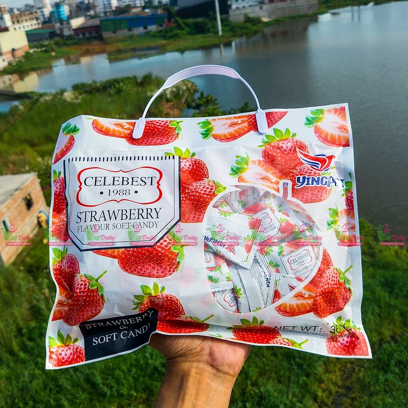 Yingpai Celebest Strawberry Flavoured Soft Candy 360g - Image 3