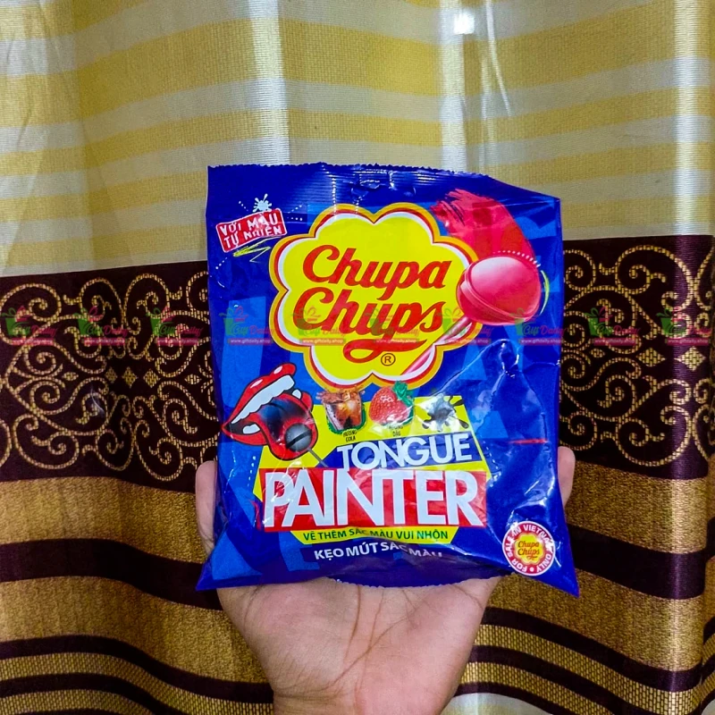 Chupa Chups Lollipops Tongue Painter 93g (10piece)