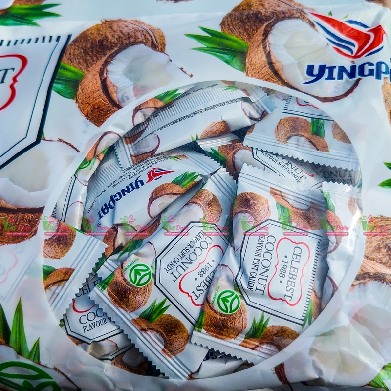 Yingpai Celebest Coconut Flavoured Soft Candy 360g - Image 4