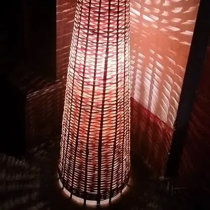 Eco Friendly Bamboo Stand Lamp