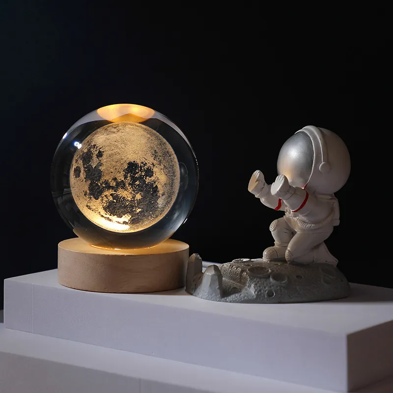 Crystal Galaxy Moon Ball