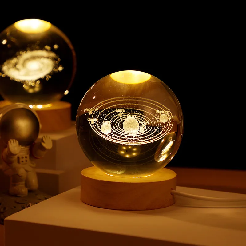 Crystal Galaxy Moon Ball