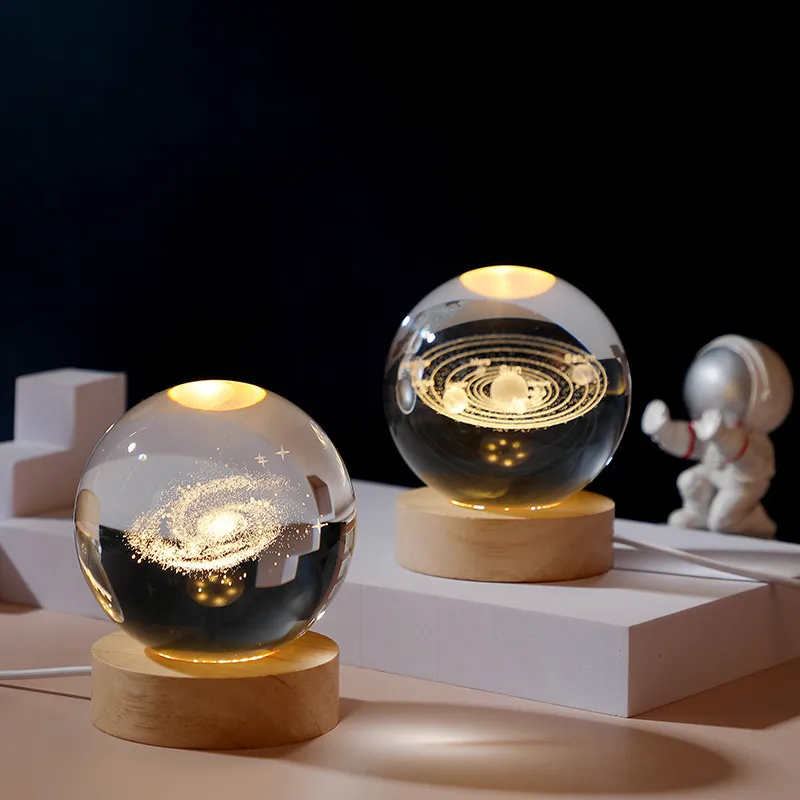 Crystal Galaxy Moon Ball - Image 3