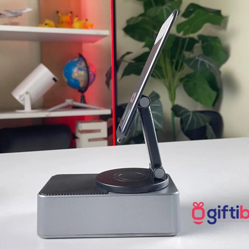 Portable Bluetooth Speaker With Mobile Stand (KISONLI M-1) - Image 4