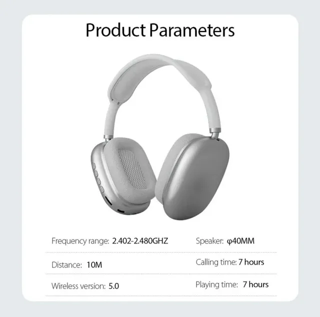 P9 Pro Max Headset K1-H9007 - Image 4