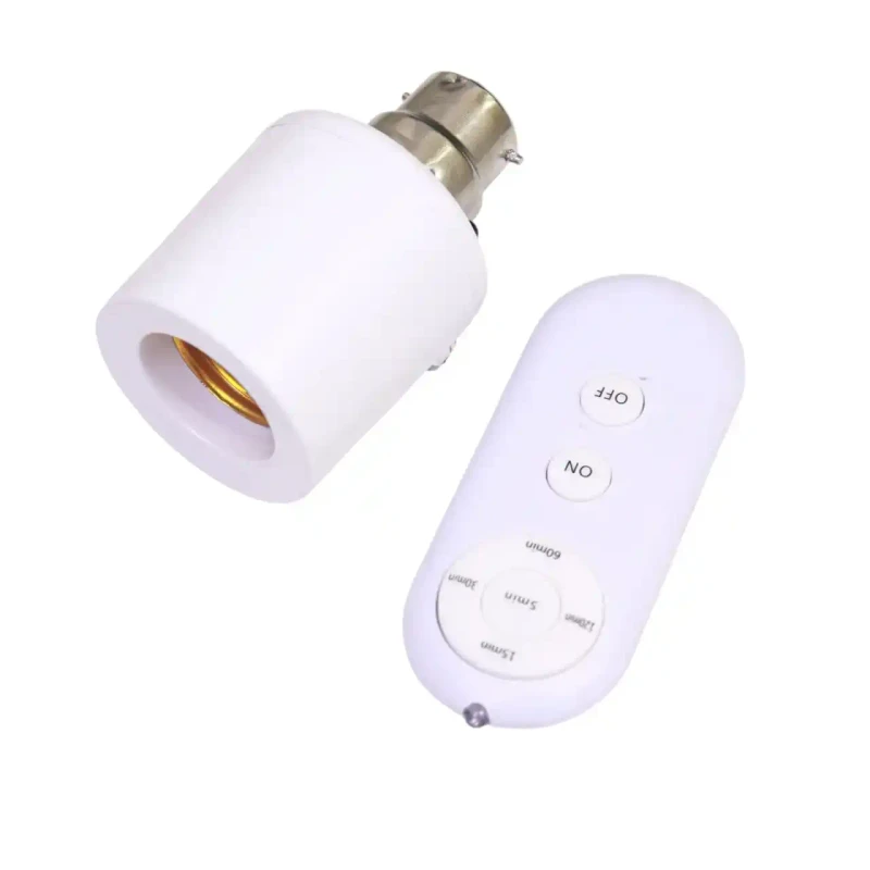 Wireless Remote Lamp Holder Easy Plug & Play Light Control