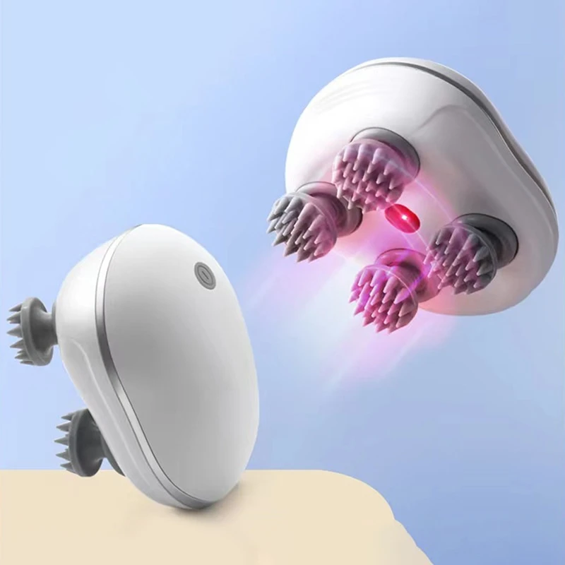 Scalp Head Hair Massager Electric Health Care Antistress Relax Body Massagem Deep Saude Tissue Prevent Body Massage