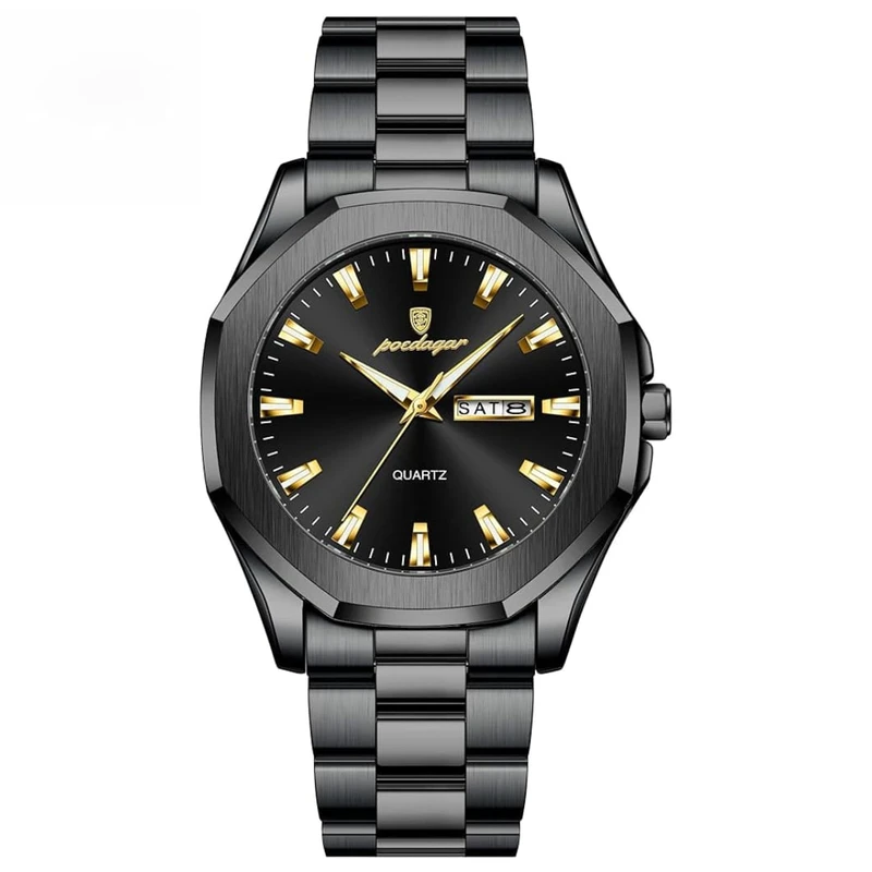 Poedagar 613 Business Quartz Luxury Stainless Steel Watch for Men - Image 3