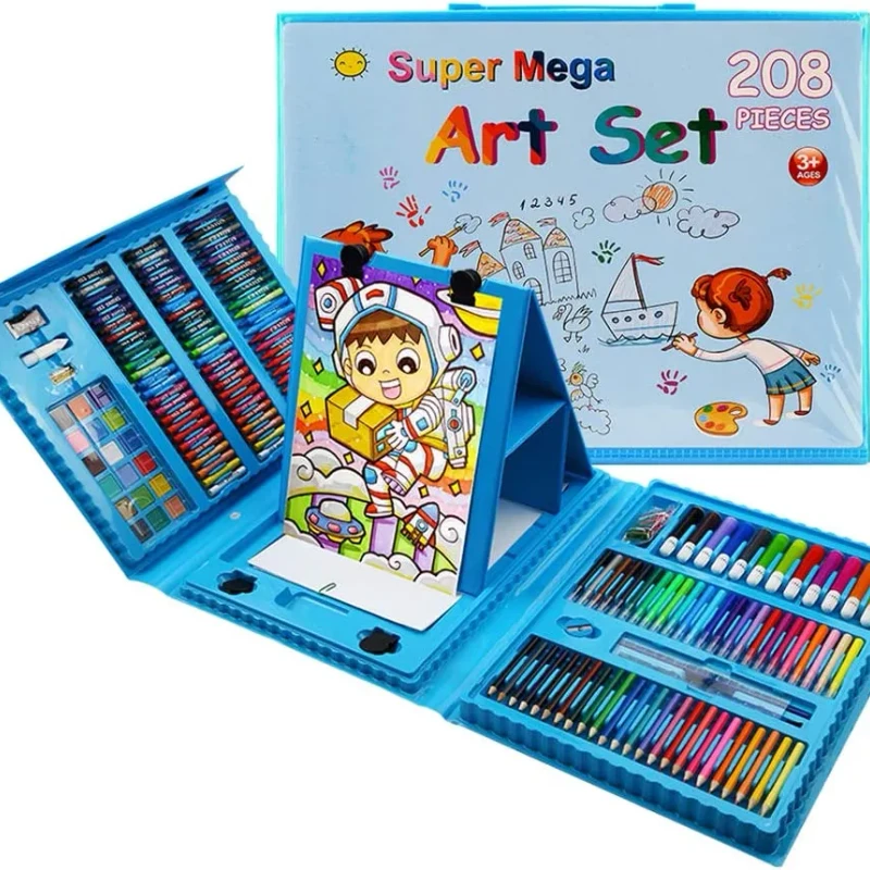 Drawing Art Set Painting Drawing Supplies 208 Pcs For Kids Box Artist Printing Art Set