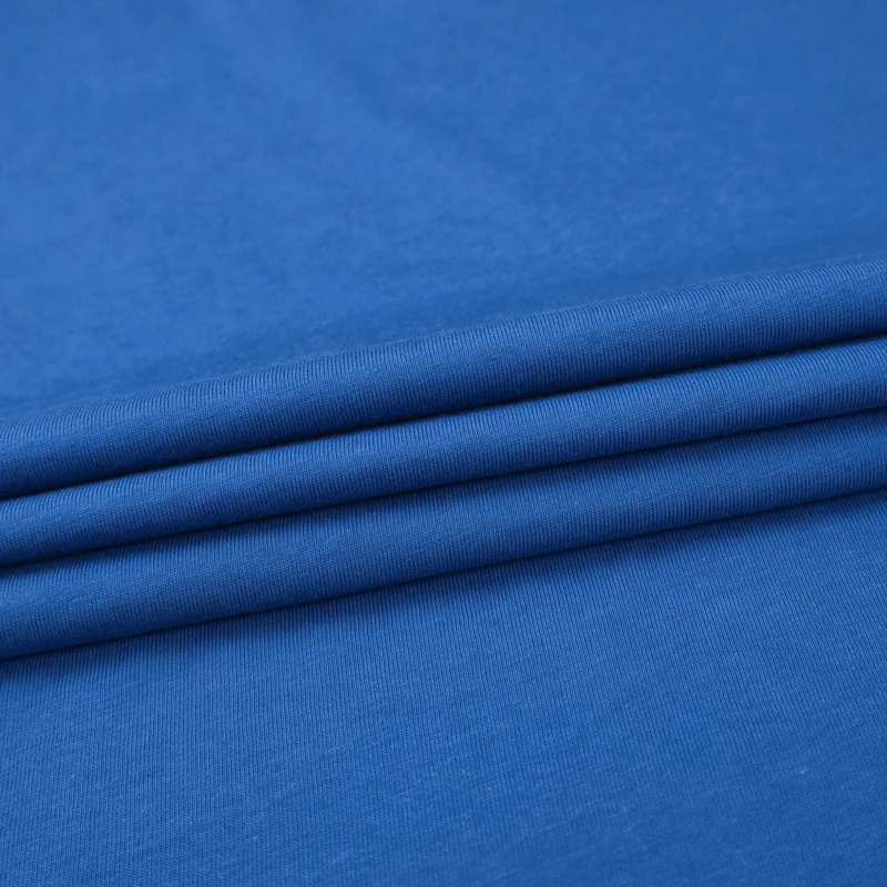 Dark Blue Solid Color Premium T-Shirt - Image 4