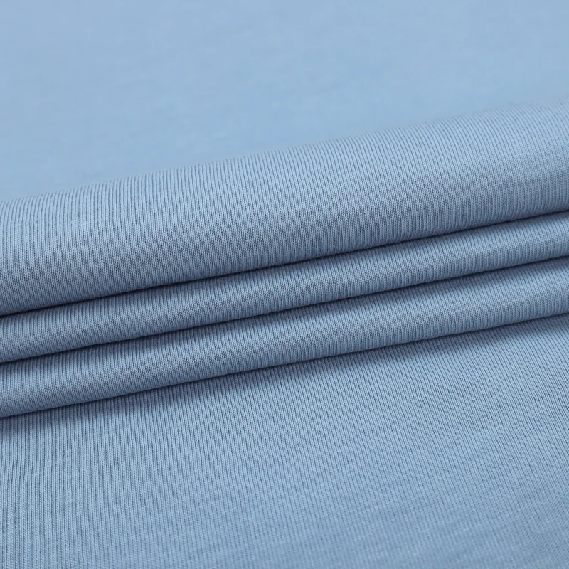 Sky Blue Solid Color Premium T-Shirt - Image 4