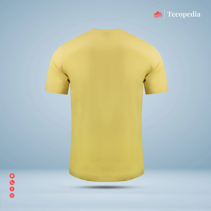 Yellow Solid Color Premium T-Shirt