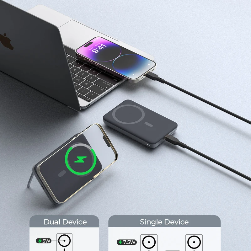AUKEY PB-MS01 20W 6700mAh MagSafe Powerbank - Image 3