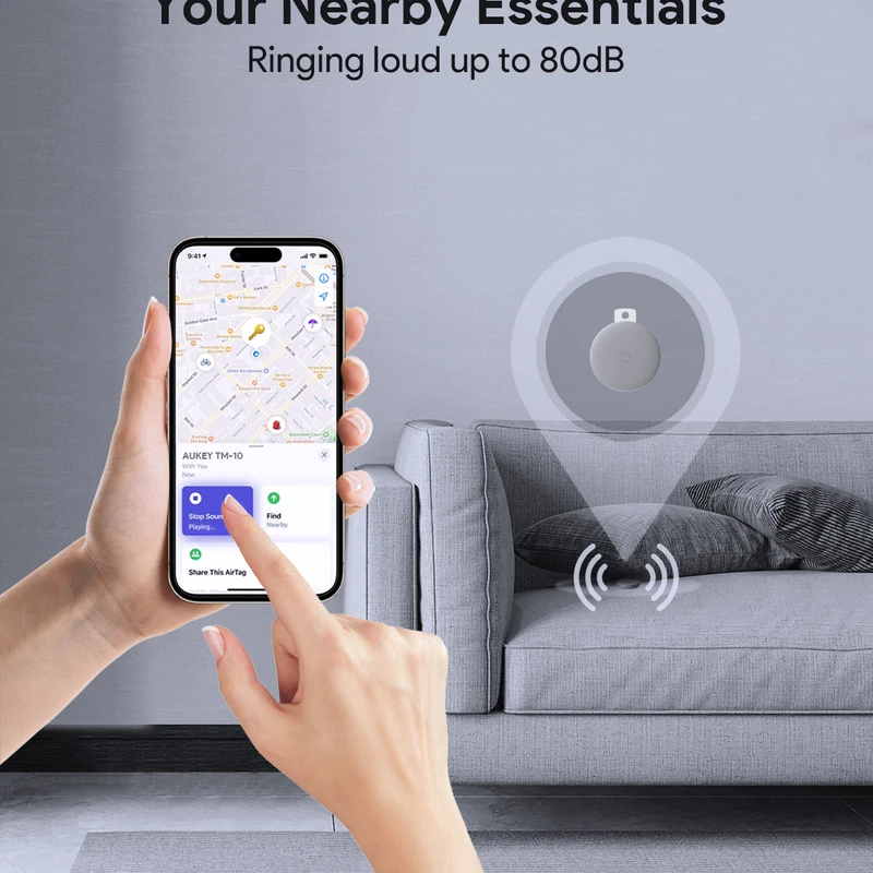 AUKEY TM-10 Track Mate 1 | Smart Bluetooth Tracker - Image 5