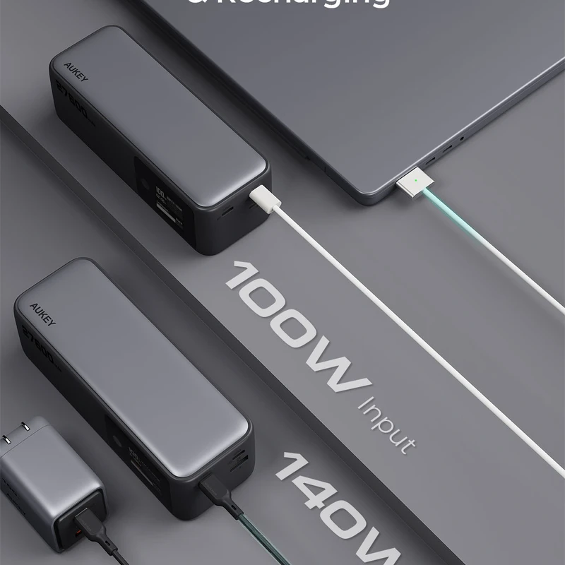 AUKEY PB-Y63 Spark Mega 27600 140W Ultra-Fast Charging Power Bank