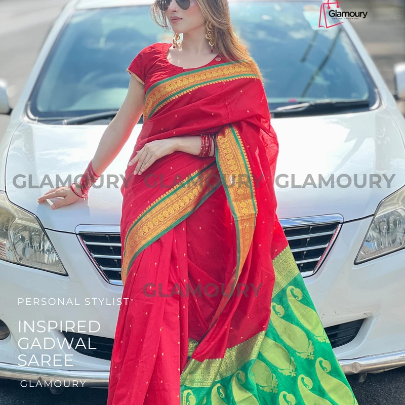 Inspired Gadwall saree_1