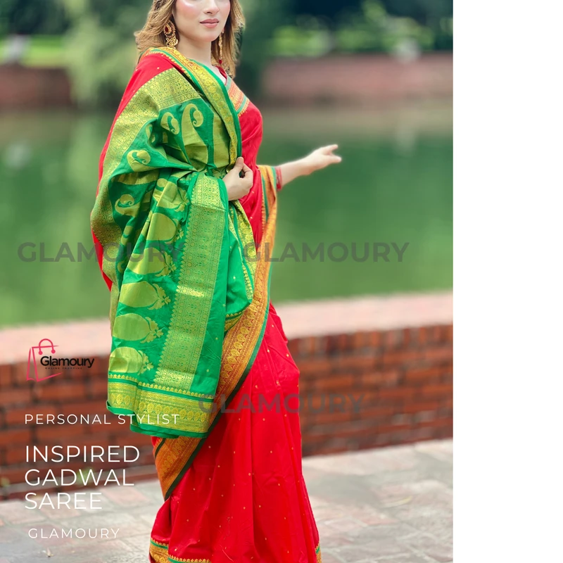 Inspired Gadwall saree_1