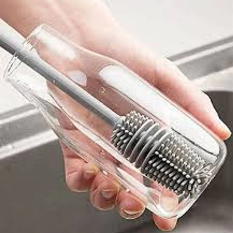 Bottles Brush Silicone Baby Bottles Clean Brush Long Cleaning Brush Cup Brush for Scrubbing Useful Cleaning Product for Home