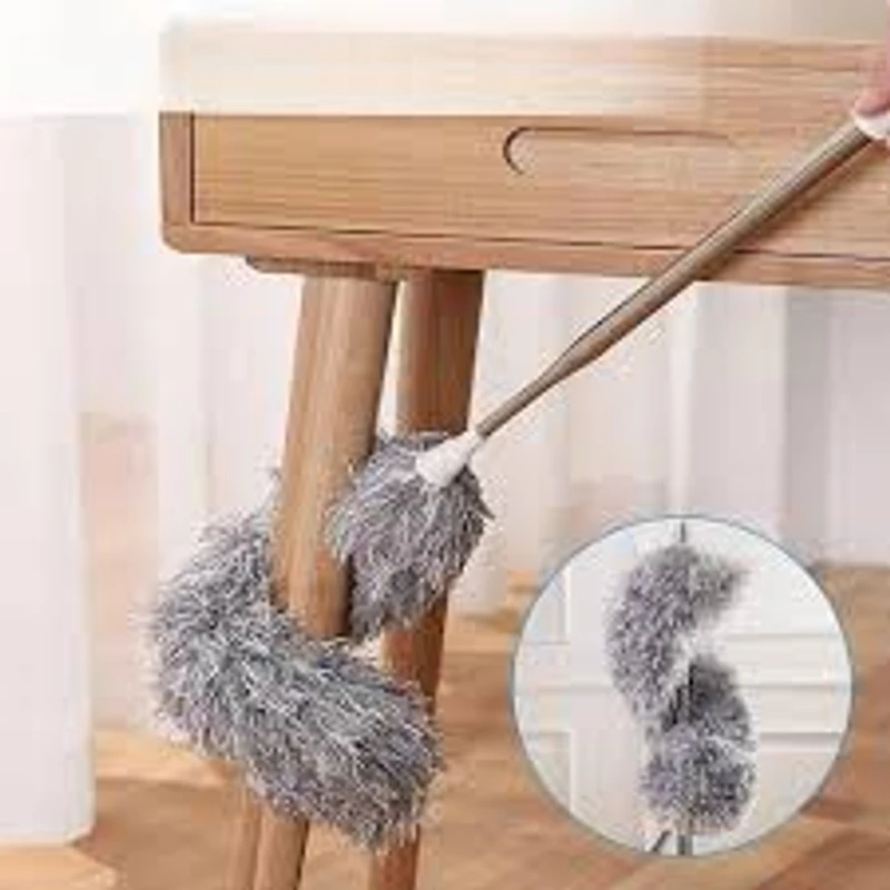 Dust Cleaner Retractable Long Handle Flexible Mops - Image 4