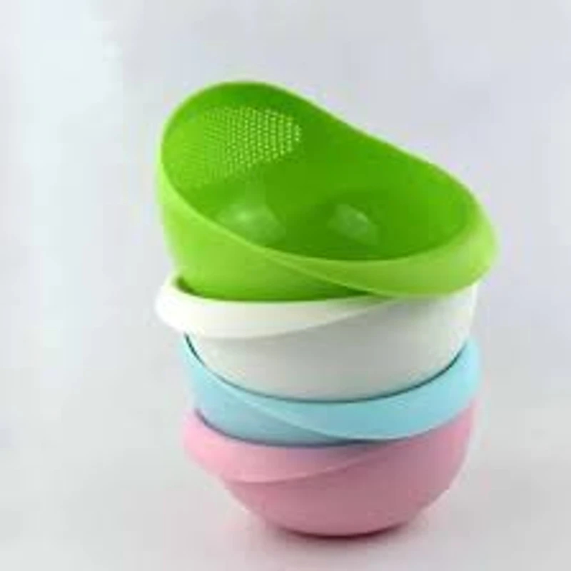 Rice Washing Filter Strainer Basket Colander Sieve Fruit Vegetable Bowl Drainer Cleaning Tools Home Kitchen Kit Kitchen Tools - Image 3