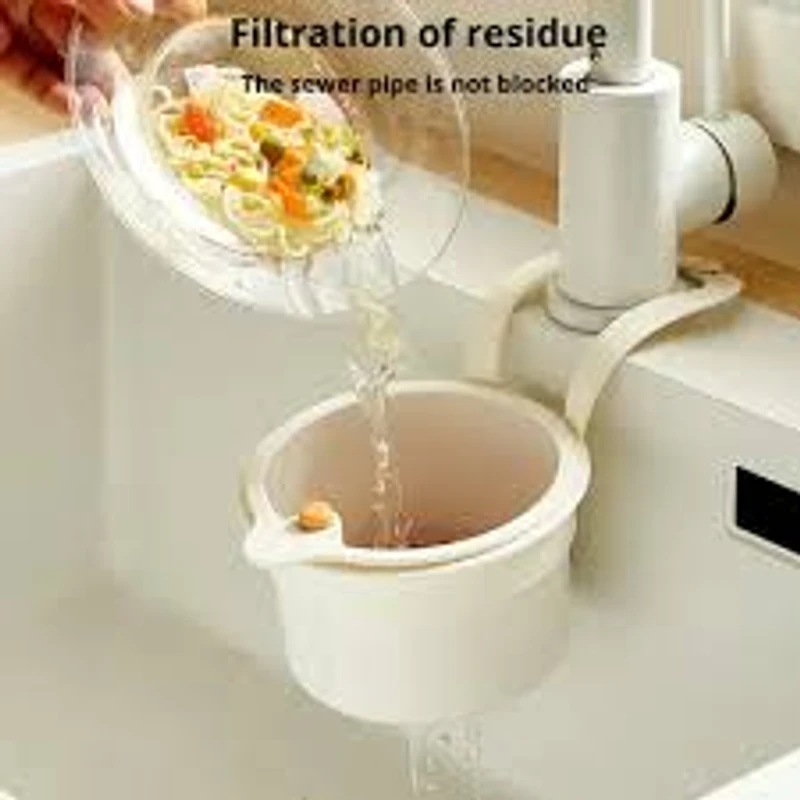 djustable Hanging Sink Drain Basket for Home Kitchen Sink Food Residue Separator, Filter Basket, and Fruit Washing Drain Basket