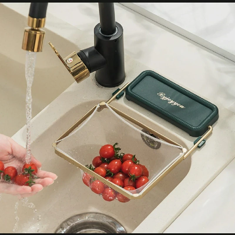 Multi-Functional Sink Strainer with 50 Pcs Mesh Bags – Keep Your Kitchen Clean - Image 7