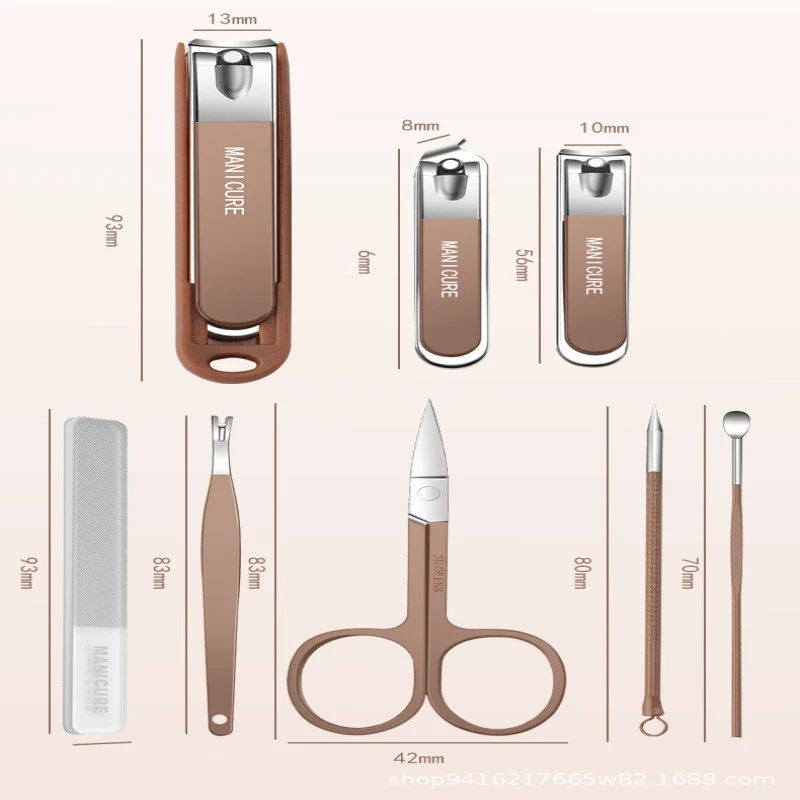 Anti-Splash Nail Clipper Set-(7 PCS) Manicure Protection Tools - Image 4