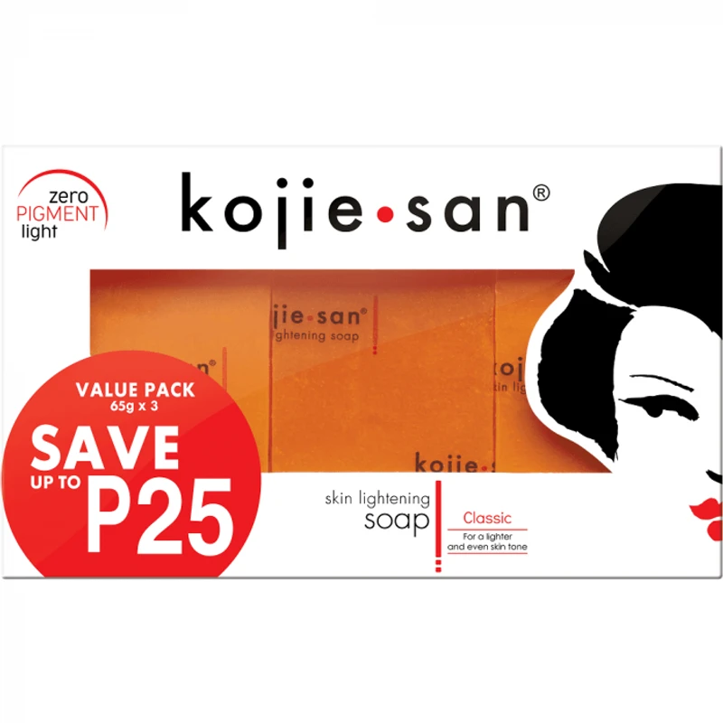 Kojie San Skin Lightening Soap (65g x 3 Bars)