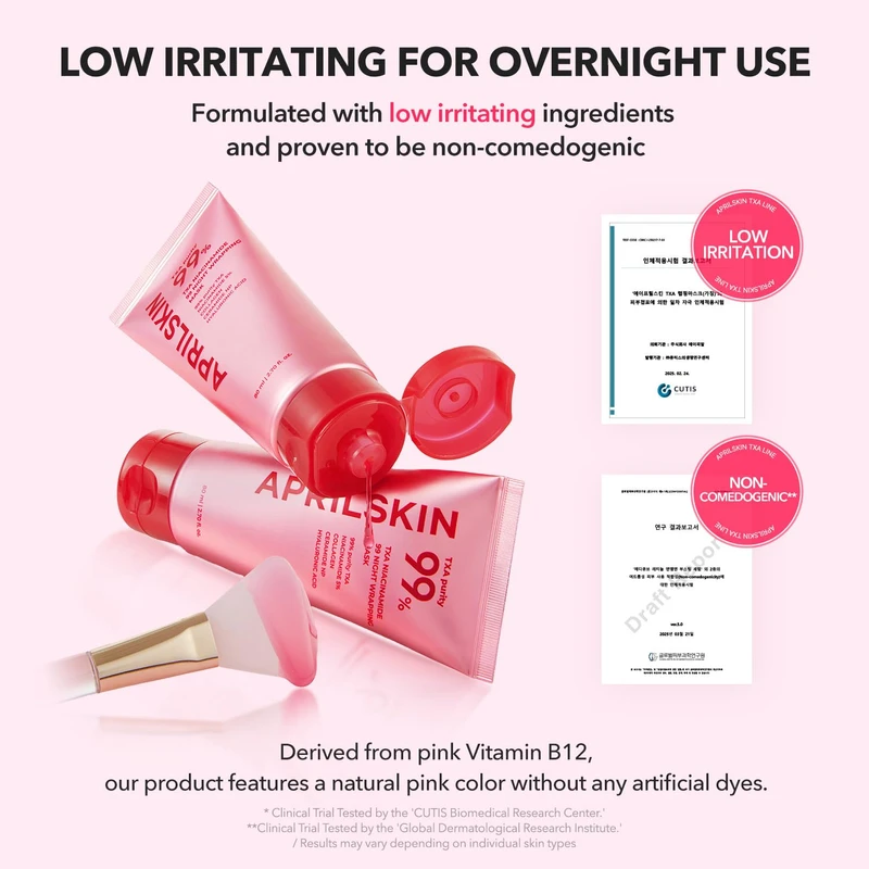 APRILSKIN TXA NIACINAMIDE 99 NIGHT WRAPPING MASK 80ml - Image 4